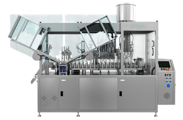 DOUBLE HEAD LINER AUTOMATIC TUBE FILLING MACHINE