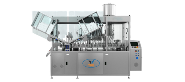 Double Head Liner Automatic tube Filling Machine